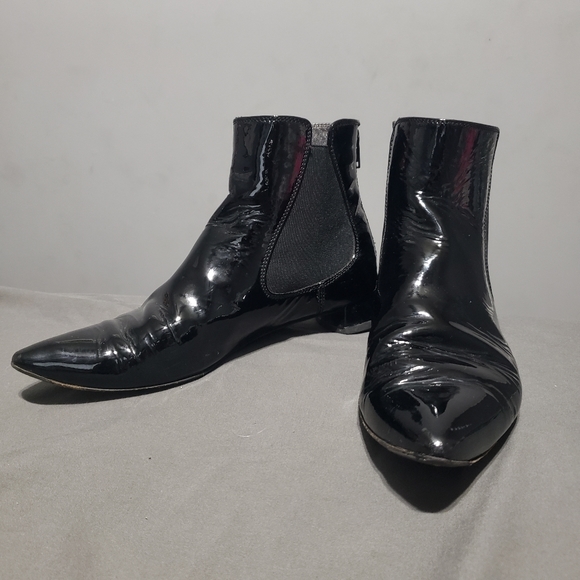 AGL Attilio Giusti Leombruni Vero Cuoio low pointed toe boots size 36.5 - Picture 11 of 14